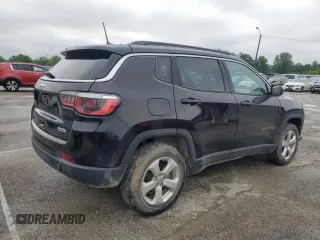 2018 Jeep Compass Altitude with VIN 3C4NJDBB7JT355356, listed as a Copart auction lot 60086775 with 88,790 mi miles and Salvage title. Bid and sale history available at DreamBid. Image 3.