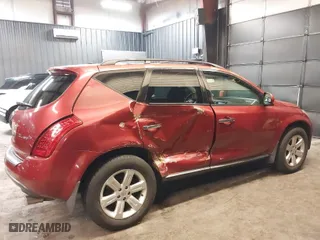 2006 Nissan Murano SL with VIN JN8AZ08W46W517279, listed as a IAAI auction lot 41662143 with 147,529 mi miles. Bid and sale history available at carsss.com. Image 6.