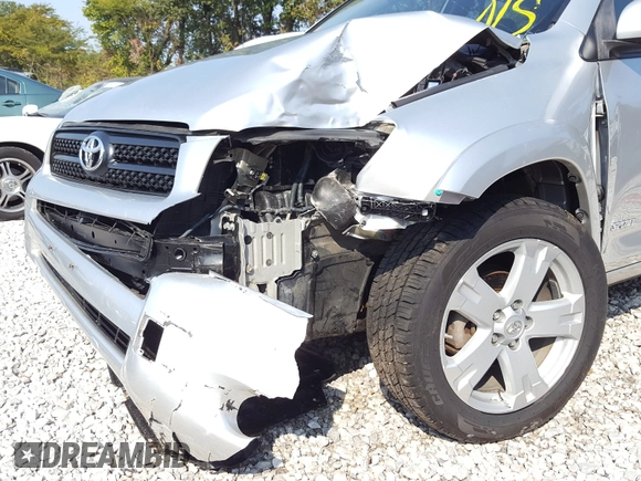 2007 Toyota RAV4 Sport with VIN JTMBD32V776051784, listed as a Copart auction lot 75918854 with 168,857 mi miles and Non Repairable. Bid and sale history available at carsss.com. Image 9.
