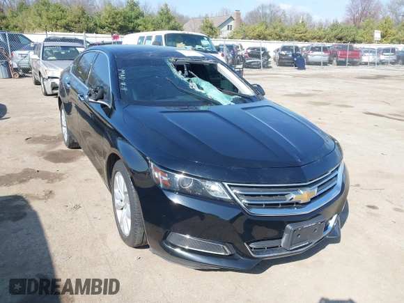 2017 Chevrolet Impala LT with VIN 2G1105S38H9122074, listed as a IAAI auction lot 42009183 with 84,251 mi miles and . Bid and sale history available at DreamBid. Image 1.