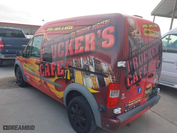 2012 Ford Transit Connect XLT with VIN NM0LS6BN8CT117828, listed as a IAAI auction lot 41726395 with NaN miles. Bid and sale history available at carsss.com. Image 3.