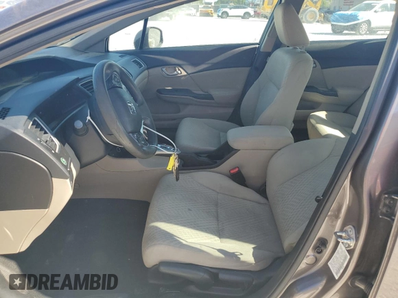 2015 Honda Civic Sedan LX with VIN 19XFB2F52FE061756, listed as a Copart auction lot 52982275 with 86,352 mi miles and Salvage Title. Bid and sale history available at carsss.com. Image 7.