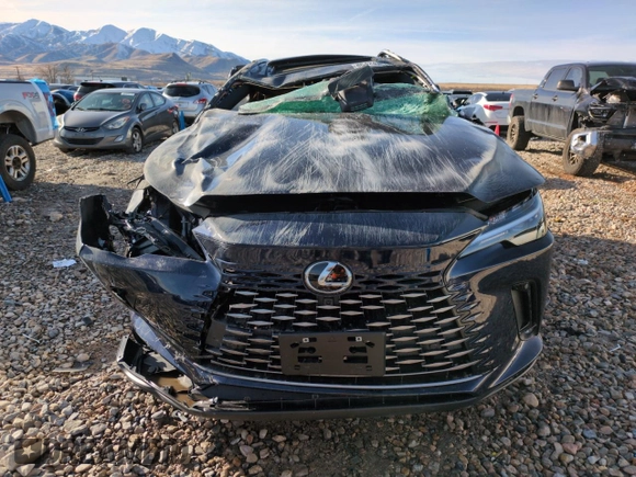 2024 Lexus RX with VIN 2T2BAMCA7RC074760, listed as a Copart auction lot 86424704 with 3,221 mi miles and Salvage Title. Bid and sale history available at carsss.com. Image 5.