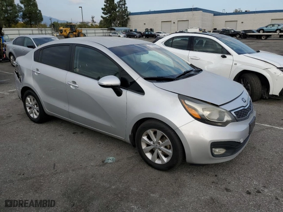 2014 Kia Rio EX with VIN KNADN4A30E6353469, listed as a Copart auction lot 43788955 with 156,096 mi miles and Salvage Title. Bid and sale history available at carsss.com. Image 4.