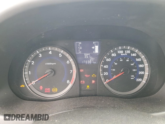 2017 Hyundai Accent SE with VIN KMHCT5AE0HU317157, listed as a Copart auction lot 62936833 with 173,381 mi miles and . Bid and sale history available at DreamBid. Image 9.