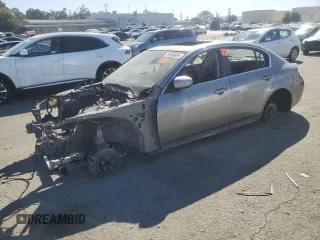 2008 Infiniti G35 with VIN JNKBV61E08M210284, listed as a Copart auction lot 73358894 with Not Provided miles and Salvage Title. Bid and sale history available at DreamBid. Image 1.
