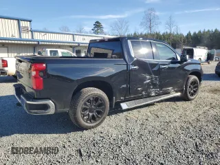 2023 Chevrolet Silverado 1500 LTZ with VIN 1GCUDGE85PZ163021, listed as a Copart auction lot 43059445 with 28,719 mi miles and Salvage Title. Bid and sale history available at carsss.com. Image 3.