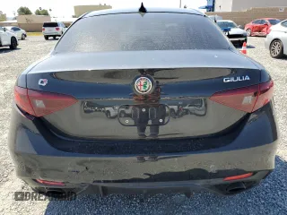 2022 Alfa Romeo Giulia Veloce with VIN ZARFAMBN1N7660074, listed as a Copart auction lot 52597895 with 38,959 mi miles and Salvage Title. Bid and sale history available at carsss.com. Image 6.