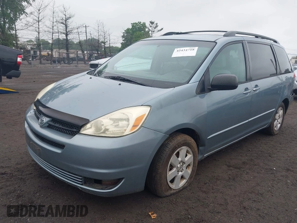 2005 Toyota Sienna CE with VIN 5TDZA23C55S308713, listed as a IAAI auction lot 42434718 with 225,254 mi miles and . Bid and sale history available at DreamBid. Image 2.