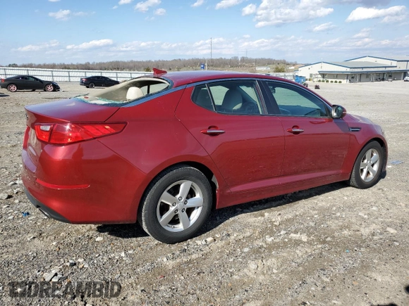2015 Kia Optima LX with VIN 5XXGM4A70FG487309, listed as a Copart auction lot 50470835 with 96,517 mi miles and Salvage Title. Bid and sale history available at DreamBid. Image 3.