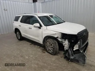 2025 Hyundai Palisade SEL z VIN KM8R2DGE0SU875970, wystawiony jako Copart lot #59287175 z przebiegiem 12 782 mil mil oraz Czysty tytuł • Clean title. Historia ofert i sprzedaży dostępna na DreamBid. Obrazek 4.