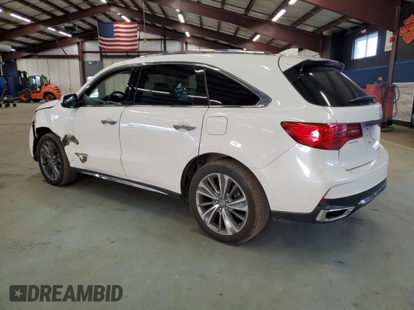 2017 Acura MDX Technology with VIN 5FRYD4H55HB009013, listed as a Copart auction lot 50069845 with 144,380 mi miles and Salvage Title. Bid and sale history available at DreamBid. Image 2.