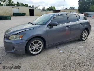 2012 Lexus CT 200h with VIN JTHKD5BH2C2052122, listed as a Copart auction lot 54566045 with 254,639 mi miles and Clean Title. Bid and sale history available at carsss.com. Image 1.