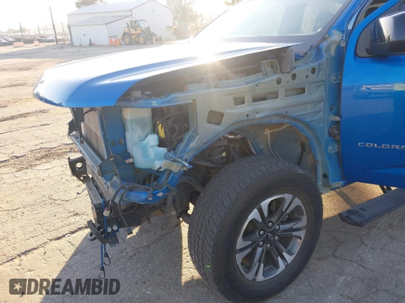 2021 Chevrolet Colorado 4WD Z71 with VIN 1GCGTDEN6M1264115, listed as a IAAI auction lot 41667276 with 31,304 mi miles and . Bid and sale history available at DreamBid. Image 6.