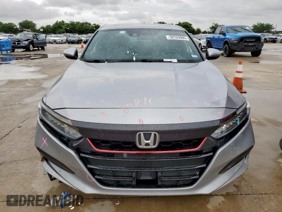 2019 Honda Accord Sport with VIN 1HGCV2E30KA033074, listed as a Copart auction lot 59763995 with 130,434 mi miles and Salvage title. Bid and sale history available at DreamBid. Image 5.