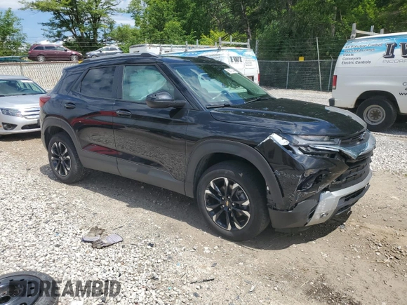 2022 Chevrolet TrailBlazer LT with VIN KL79MRSL4NB045331, listed as a Copart auction lot 58072344 with 31,125 mi miles and Salvage Title. Bid and sale history available at DreamBid. Image 4.