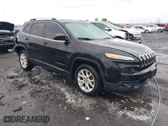 2015 Jeep Cherokee Latitude with VIN 1C4PJLCB0FW676917, listed as a IAAI auction lot 41928270 with 181,134 mi miles and . Bid and sale history available at carsss.com. Image 1.