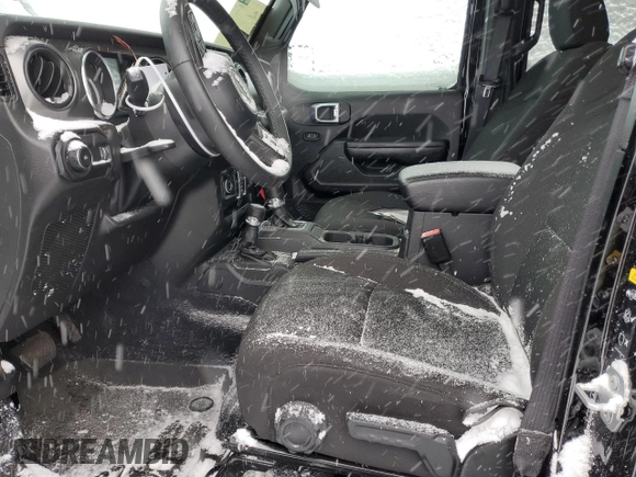 2023 Jeep Wrangler Unlimited Willys Sport with VIN 1C4HJXDMXPW596537, listed as a Copart auction lot 45043975 with 8,076 mi miles and Salvage Title. Bid and sale history available at DreamBid. Image 7.