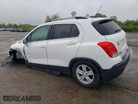 2016 Chevrolet Trax LT z VIN 3GNCJLSB8GL269698, wystawiony jako Copart lot #57852645 z przebiegiem 68 699 mil mil oraz Szkoda całkowita • Salvage title. Historia ofert i sprzedaży dostępna na DreamBid. Obrazek 2.