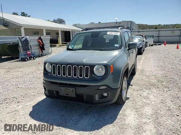2017 Jeep Renegade Latitude with VIN ZACCJABBXHPG31505, listed as a Copart auction lot 52871505 with 95,149 mi miles and Salvage Title. Bid and sale history available at DreamBid. Image 12.