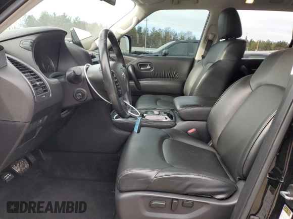 2021 Nissan Armada SV z VIN JN8AY2ADXM9662510, wystawiony jako Copart lot #81333914 z przebiegiem 97 166 mil mil oraz Nie do naprawy • Non repairable. Historia ofert i sprzedaży dostępna na DreamBid. Obrazek 7.