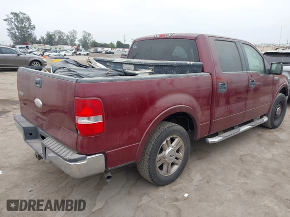 2006 Ford F-150 XLT with VIN 1FTPW12596KC39720, listed as a IAAI auction lot 42175036 with 247,461 mi miles and . Bid and sale history available at DreamBid. Image 4.