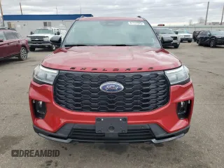 2025 Ford Explorer ST-Line with VIN 1FMUK8KH5SGA92614, listed as a Copart auction lot 47117375 with 3,173 mi miles and Salvage Title. Bid and sale history available at carsss.com. Image 5.