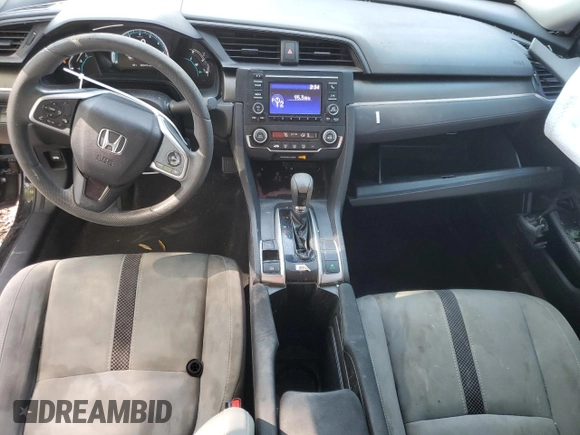 2019 Honda Civic Sedan LX with VIN 19XFC2F67KE045391, listed as a Copart auction lot 48737495 with 85,472 mi miles and Non Repairable. Bid and sale history available at carsss.com. Image 8.