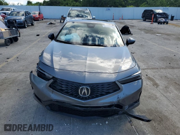 2024 Acura Integra Technology with VIN 19UDE4H63RA002868, listed as a Copart auction lot 57478175 with 41,770 mi miles and Salvage title. Bid and sale history available at DreamBid. Image 5.