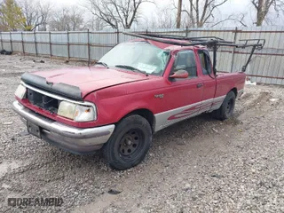 1996 Ford Ranger XL with VIN 1FTCR14AXTTA66845, listed as a IAAI auction lot 41222452 with 159,057 mi miles. Bid and sale history available at carsss.com. Image 2.