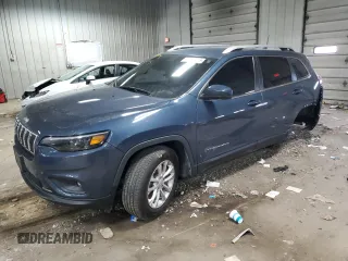 2019 Jeep Cherokee Latitude with VIN 1C4PJMCB2KD484202, listed as a Copart auction lot 51610175 with 44,299 mi miles and Salvage Title. Bid and sale history available at carsss.com. Image 1.