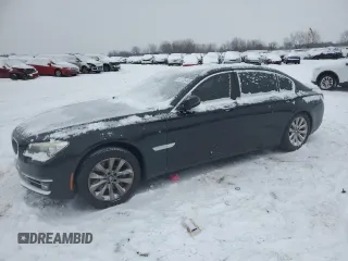 2013 BMW 7 Series 750Li with VIN WBAYE8C53DDE22367, listed as a Copart auction lot 41735465 with 114,216 mi miles and Clean title. Bid and sale history available at DreamBid. Image 1.