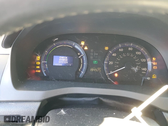 2010 Lexus HS with VIN JTHBB1BA8A2029202, listed as a Copart auction lot 76804194 with 194,925 mi miles and Salvage Title. Bid and sale history available at carsss.com. Image 9.