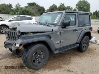 2021 Jeep Wrangler Willys with VIN 1C4GJXAG7MW539041, listed as a Copart auction lot 60457725 with 23,612 mi miles and Salvage title. Bid and sale history available at DreamBid. Image 1.
