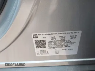 2025 Chevrolet Equinox FWD LT with VIN 3GNAXHEG5SL134200, listed as a IAAI auction lot 41946422 with 6,968 mi miles and . Bid and sale history available at DreamBid. Image 9.