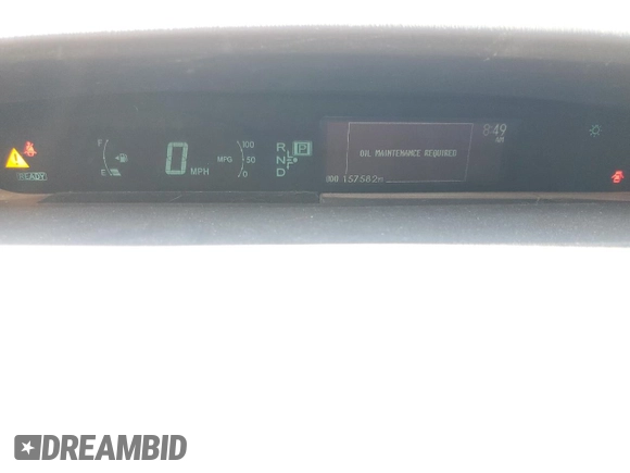 2010 Toyota Prius II with VIN JTDKN3DU7A1267706, listed as a Copart auction lot 50698735 with 157,582 mi miles and Salvage Title. Bid and sale history available at carsss.com. Image 9.