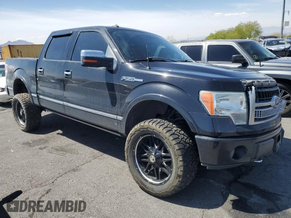 2010 Ford F-150 XL with VIN 1FTFW1EV6AFA09786, listed as a Copart auction lot 54954795 with 152,305 mi miles and Salvage title. Bid and sale history available at DreamBid. Image 4.