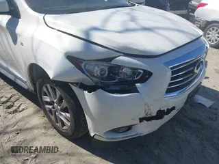 2014 Infiniti QX60 with VIN 5N1AL0MM0EC555055, listed as a IAAI auction lot 41880143 with 128,536 mi miles and . Bid and sale history available at carsss.com. Image 6.