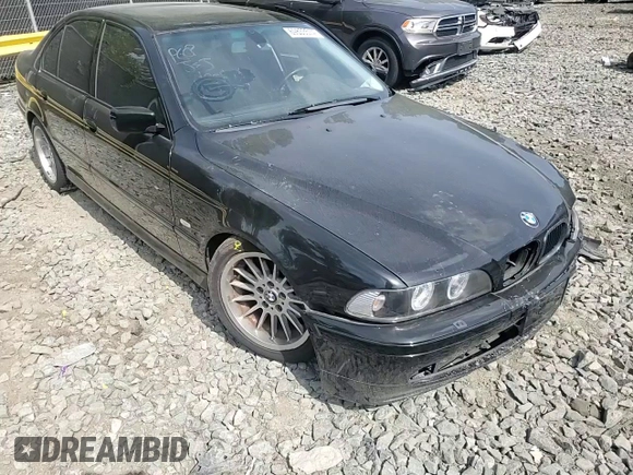 2002 BMW 5 Series 540i with VIN WBADN53412GF70808, listed as a Copart auction lot 69833574 with 193,044 mi miles and Salvage Title. Bid and sale history available at carsss.com. Image 11.