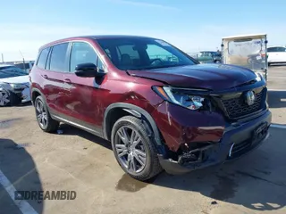 2021 Honda Passport EX-L with VIN 5FNYF8H5XMB007951, listed as a IAAI auction lot 41776701 with 41,253 mi miles. Bid and sale history available at carsss.com. Image 1.