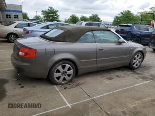 2005 Audi A4 3.0L with VIN WAUDT48H95K006723, listed as a Copart auction lot 51046784 with 148,948 mi miles and Clean Title. Bid and sale history available at carsss.com. Image 3.
