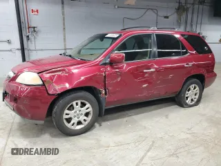 2005 Acura MDX Touring z VIN 2HNYD18905H550392, wystawiony jako Copart lot #51966025 z przebiegiem 198 938 mil mil oraz Szkoda całkowita • Salvage title. Historia ofert i sprzedaży dostępna na DreamBid. Obrazek 1.