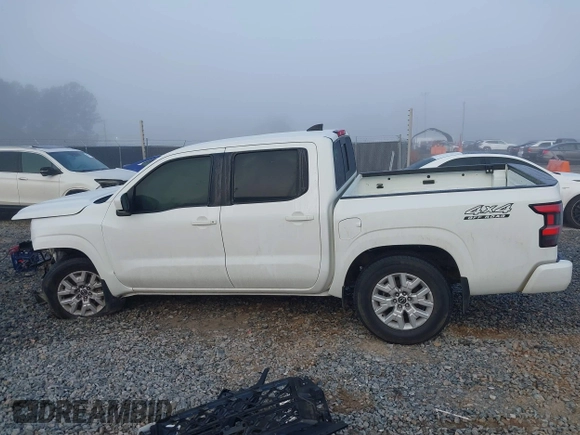 2022 Nissan Frontier S with VIN 1N6ED1EK2NN617398, listed as a IAAI auction lot 41492431 with 44,273 mi miles. Bid and sale history available at carsss.com. Image 15.