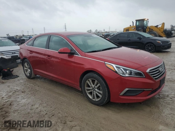 2017 Hyundai Sonata SE with VIN 5NPE24AF5HH501992, listed as a Copart auction lot 42774005 with 128,040 mi miles and Salvage Title. Bid and sale history available at DreamBid. Image 4.