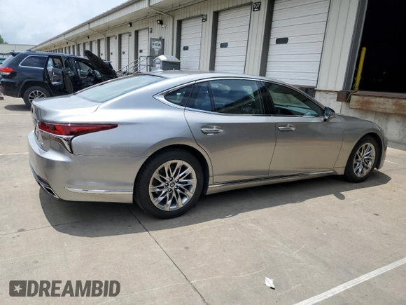 2018 Lexus LS 500 with VIN JTHB51FF1J5006811, listed as a Copart auction lot 62999675 with 109,319 mi miles and Salvage title. Bid and sale history available at DreamBid. Image 3.