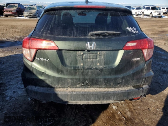 2016 Honda HR-V EX with VIN 3CZRU6H58GM751671, listed as a Copart auction lot 42956185 with 115,766 mi miles and Salvage Title. Bid and sale history available at carsss.com. Image 6.
