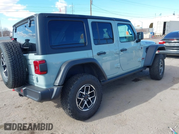 2024 Jeep Wrangler Rubicon с VIN 1C4PJXFG2RW307706, выставлен на аукционе IAAI как лот 41355608 с пробегом 13 378 миль миль и . История ставок и продаж доступна на DreamBid. Изображение 4.
