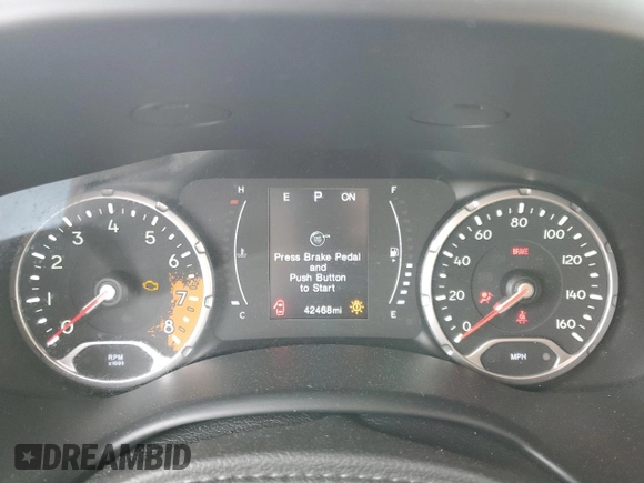2017 Jeep Renegade Sport with VIN ZACCJAAB3HPF74288, listed as a Copart auction lot 49196735 with 42,468 mi miles and Salvage Title. Bid and sale history available at DreamBid. Image 9.