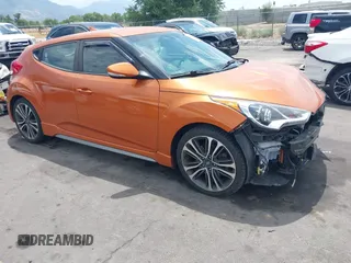 2016 Hyundai Veloster Turbo z VIN KMHTC6AE8GU302247, wystawiony jako IAAI lot #42619624 z przebiegiem 35 112 mil mil oraz . Historia ofert i sprzedaży dostępna na DreamBid. Obrazek 1.