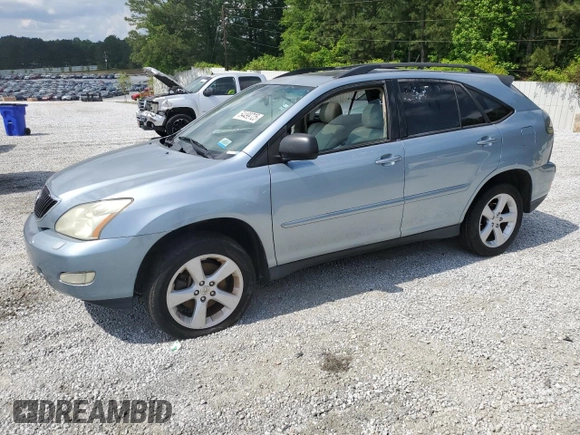 2007 Lexus RX 350 with VIN JTJGK31U870001299, listed as a Copart auction lot 54499725 with 345,639 mi miles and Clean Title. Bid and sale history available at DreamBid. Image 1.